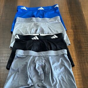adidas youth Large Boxer Briefs - Blue, Gray, Black